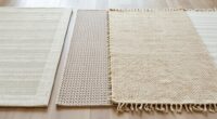 minimalist neutral rug palette