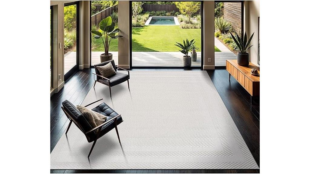 modern 6x9 micro loop rug