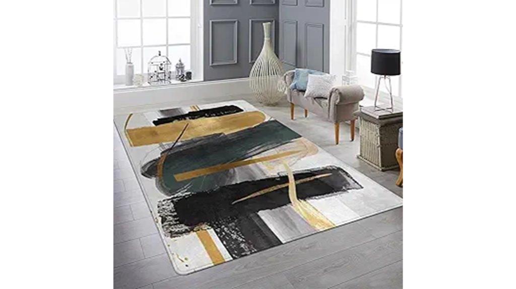 modern abstract rug