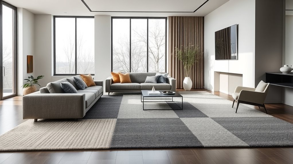 modern minimalist wool rugs