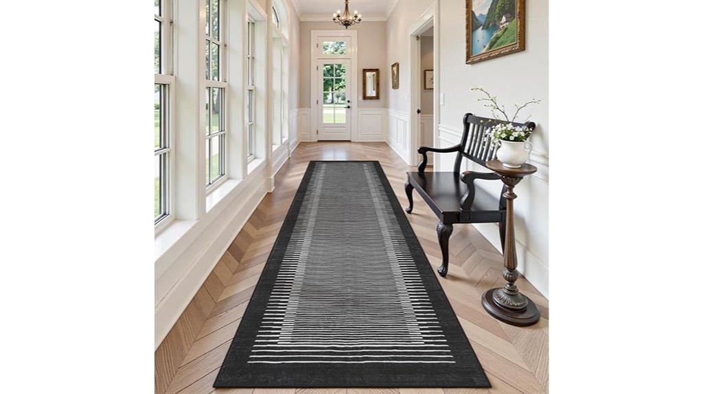 modern non slip hallway runner