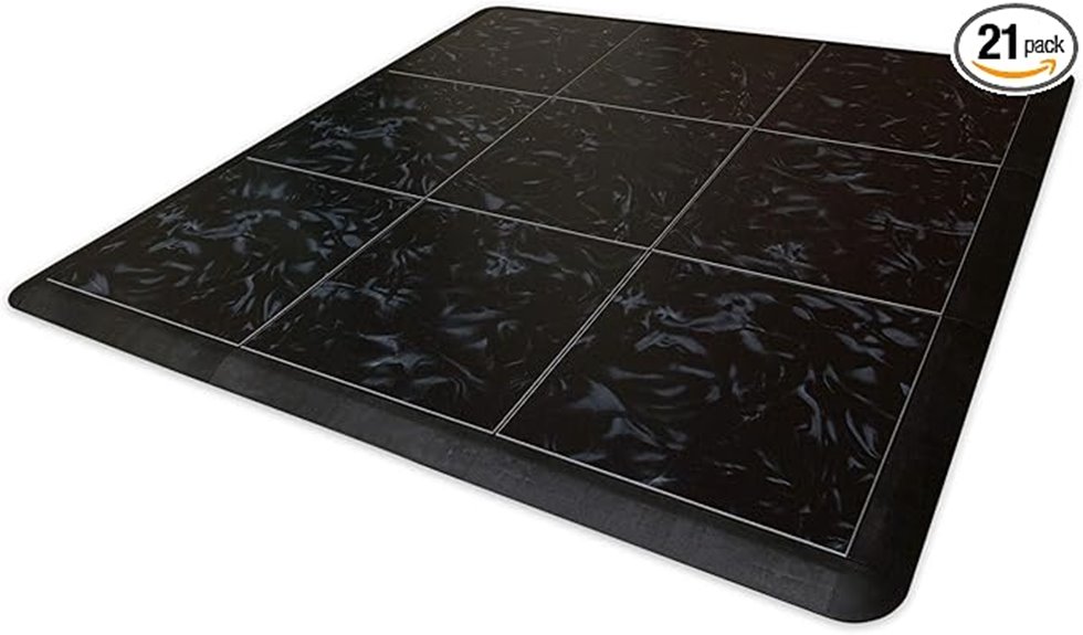 modular 3x3 plastic floor