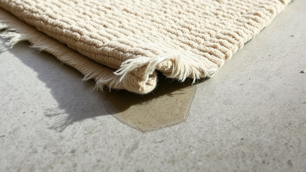 moisture buildup under rugs
