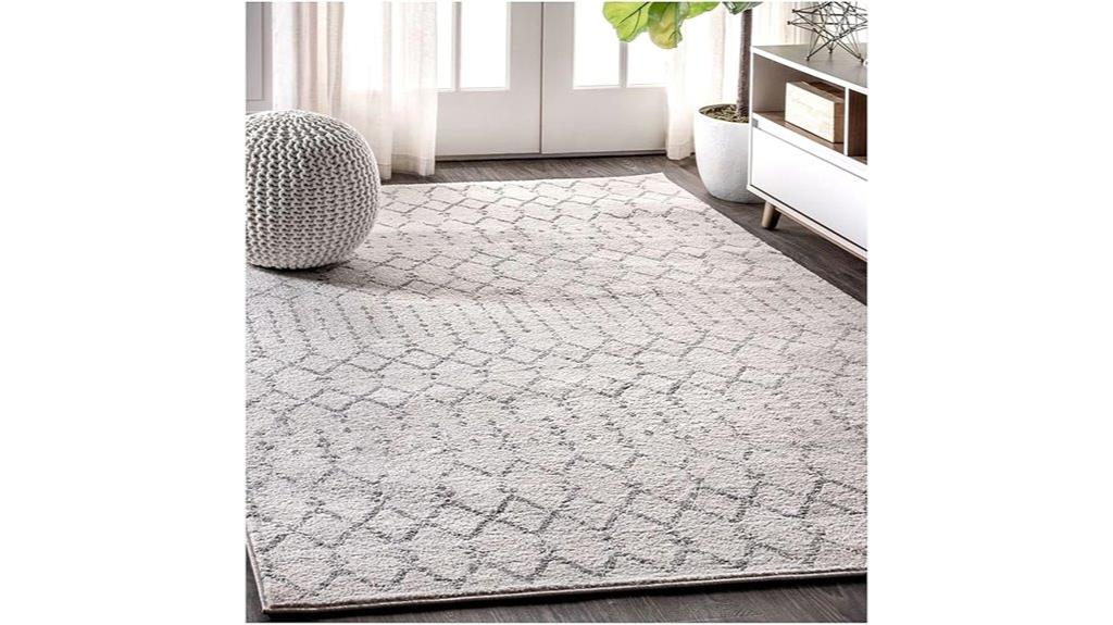 moroccan boho diamond rug