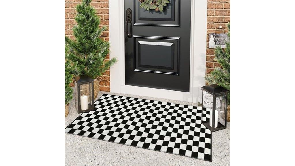 moroccan checkered outdoor rug