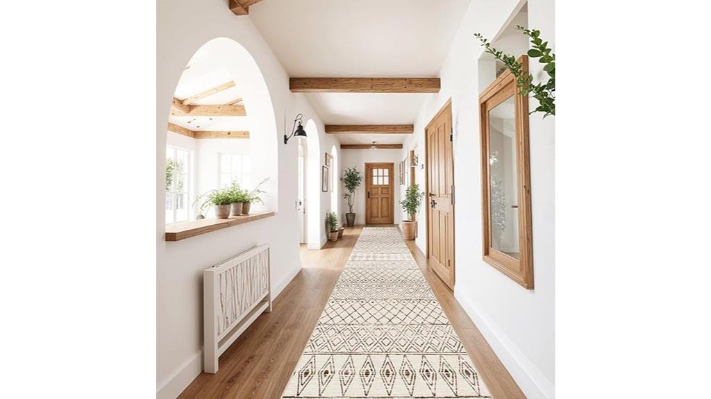 moroccan pattern non slip rug