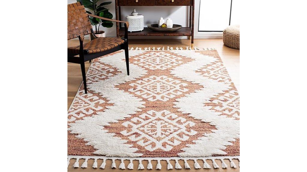 moroccan tassel shag rug