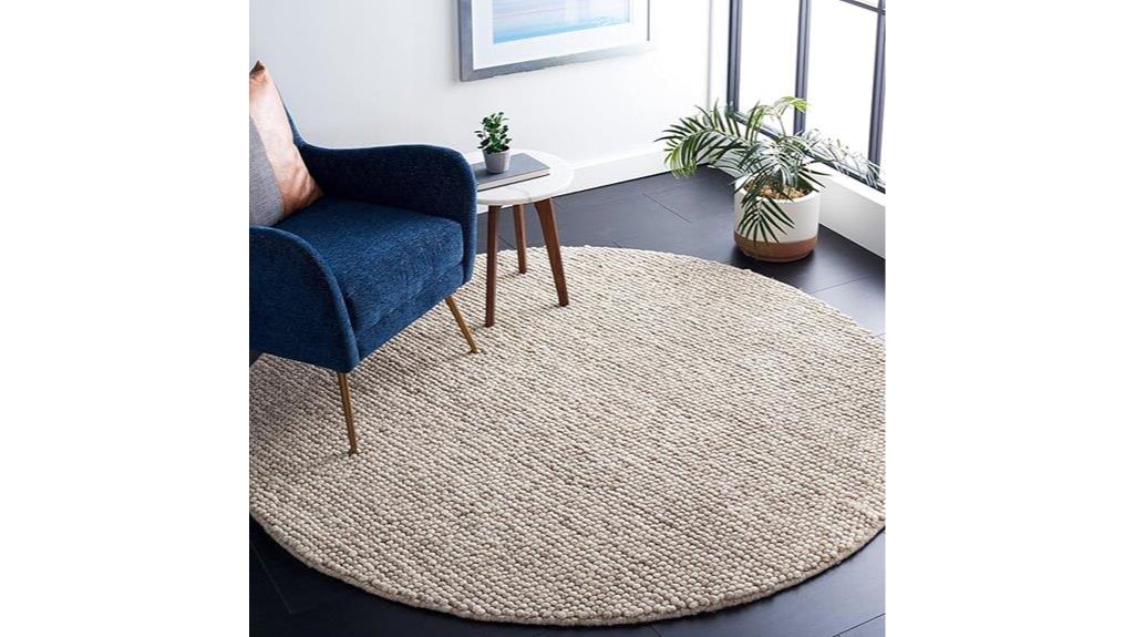 natural textured rug