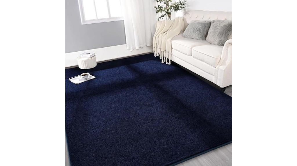 navy blue large rug