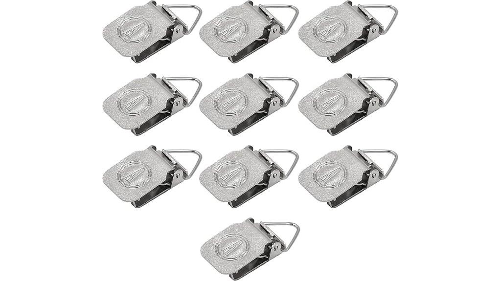 nickel plated steel display clips