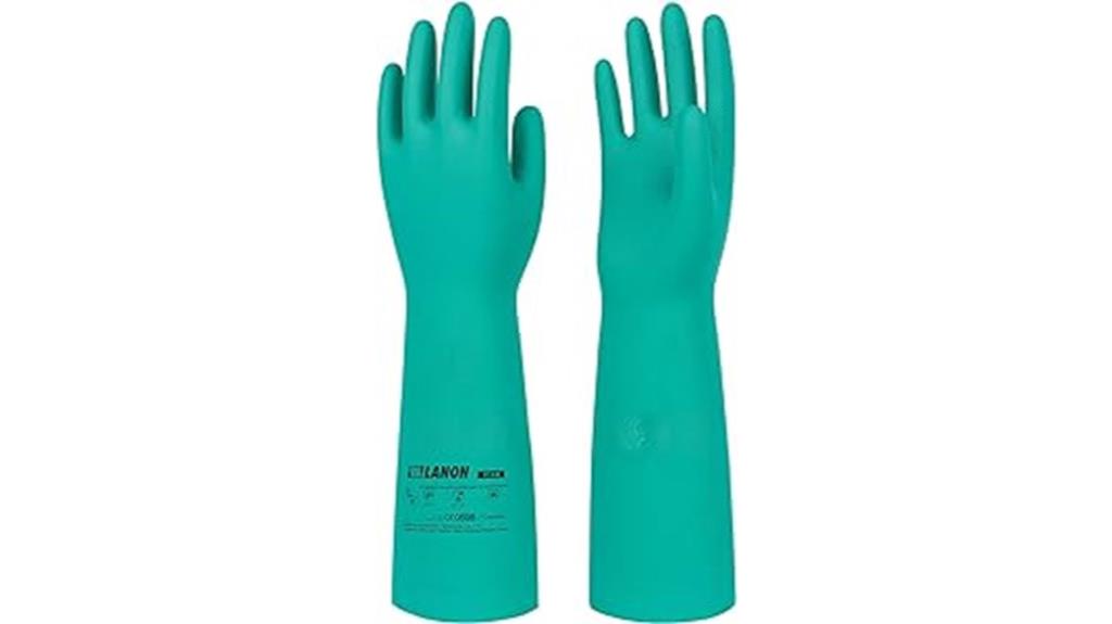 nitrile chemical resistant gloves