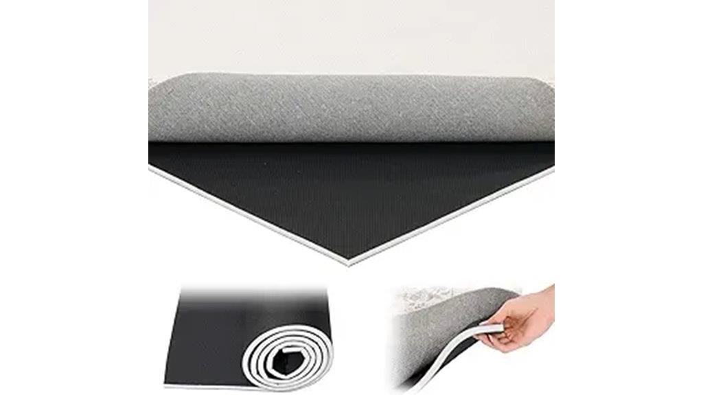 non slip memory foam rug