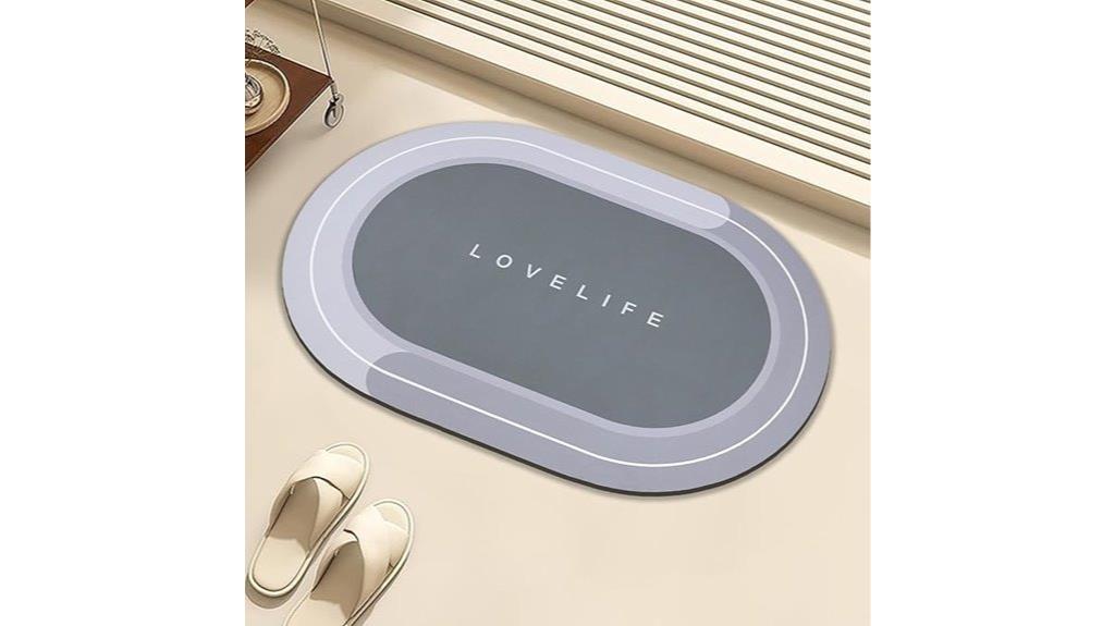 non slip quick drying rubber mat