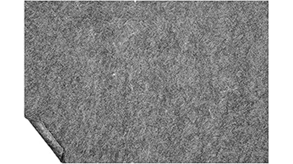 non slip rug pad gray