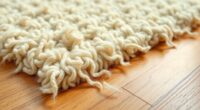 normal wool rug shedding