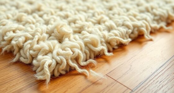 normal wool rug shedding