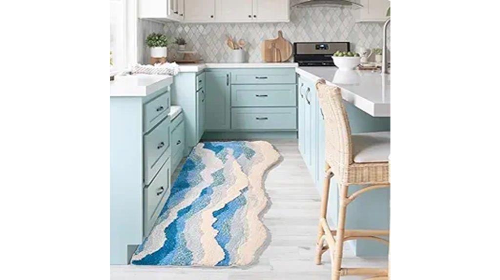 ocean wave rug 60x30