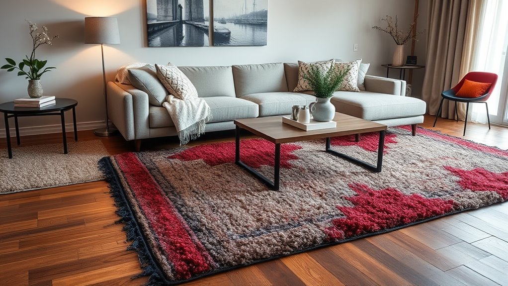 optimal rug placement for noise