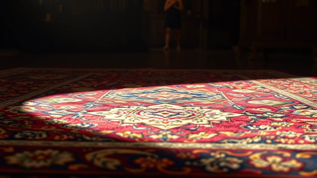 optimize lighting for rugs