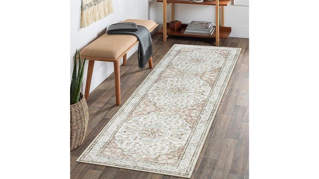 oriental runner rug washable non slip