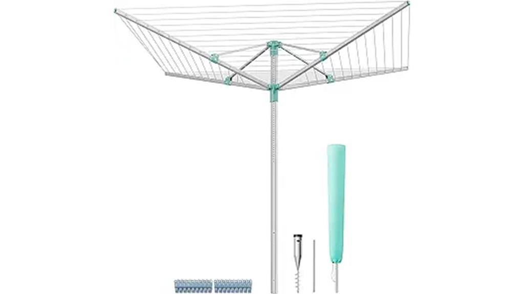 outdoor umbrella drying rack