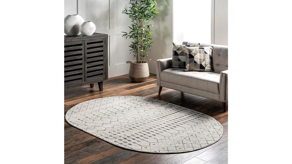 oval moroccan area rug