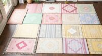 pastel moroccan carpet selection