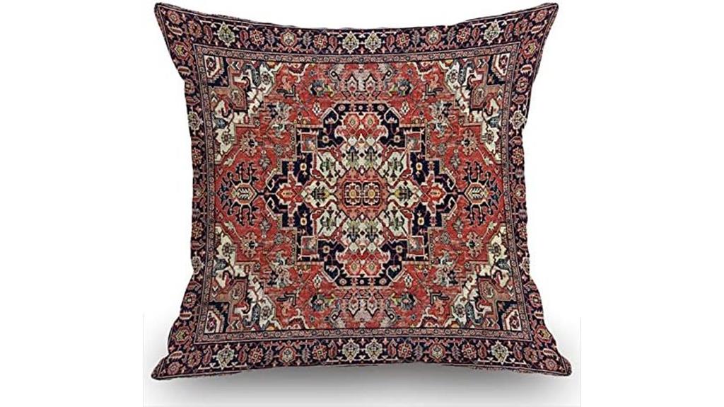 persian carpet cushion cover