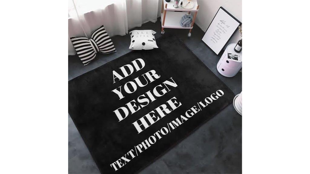 personalized logo floor mat
