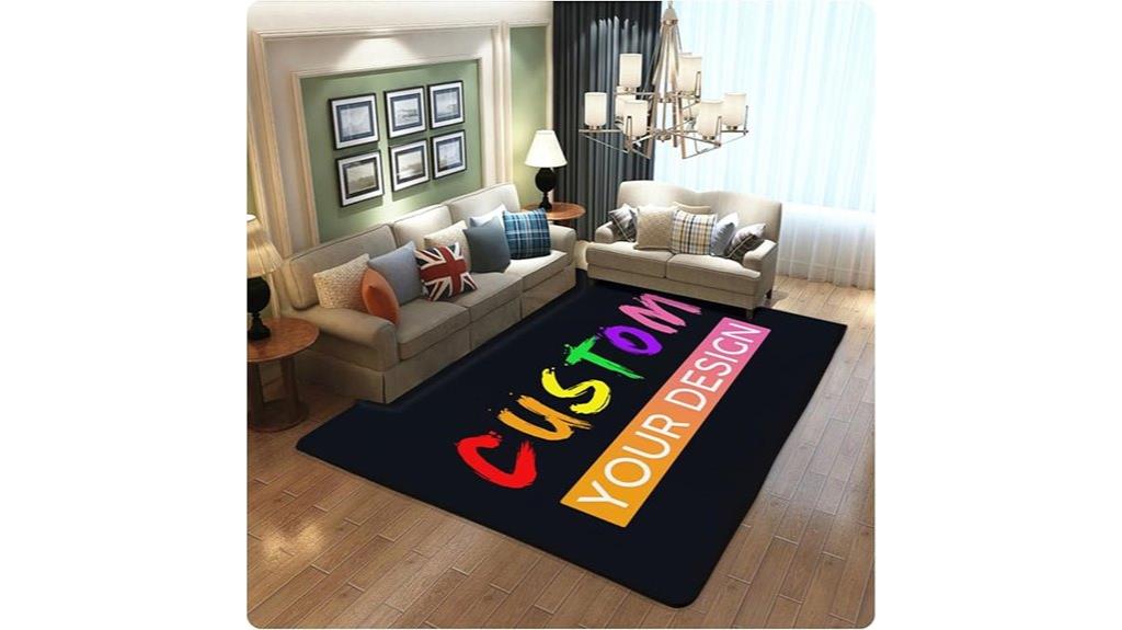personalized washable door mat