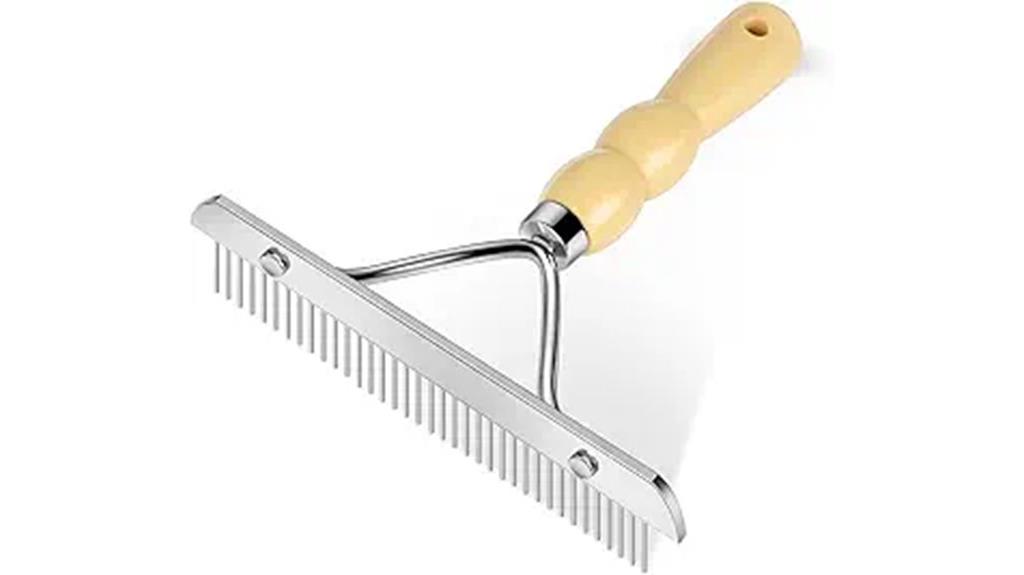 pet hair removal rake