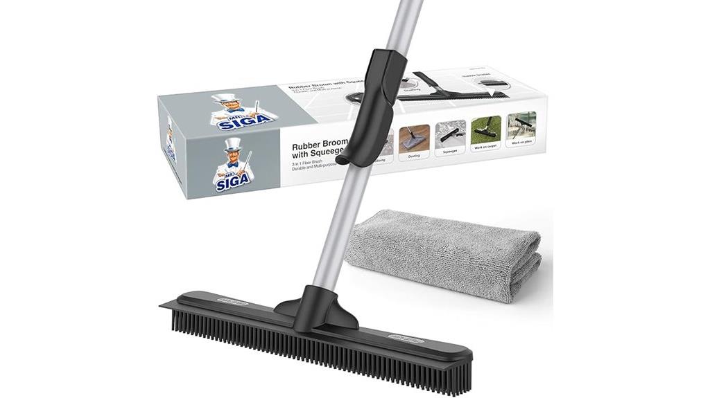 pet hair rubber broom