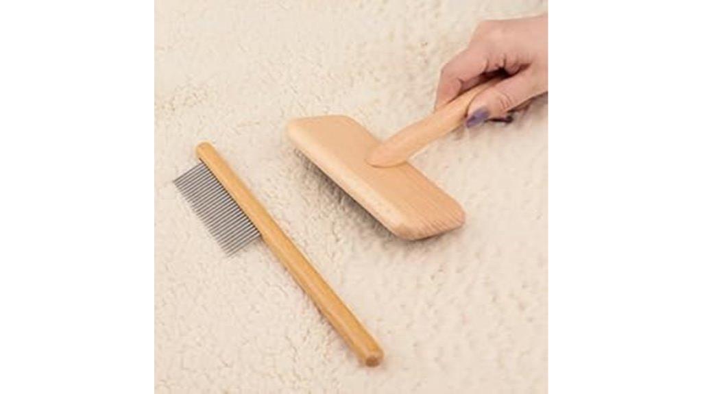 pet sheepskin wool brush