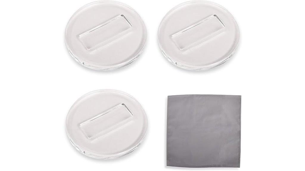 piano caster cups set