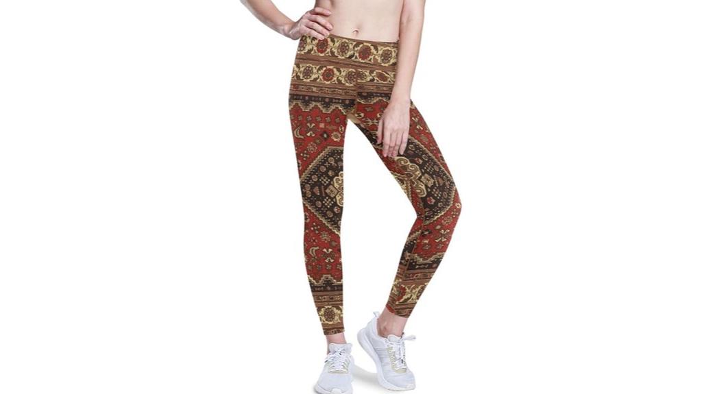 plaid high waist leggings