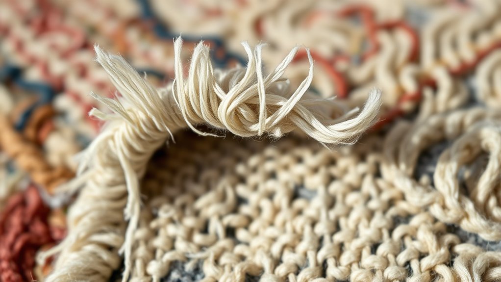 poor rug material quality