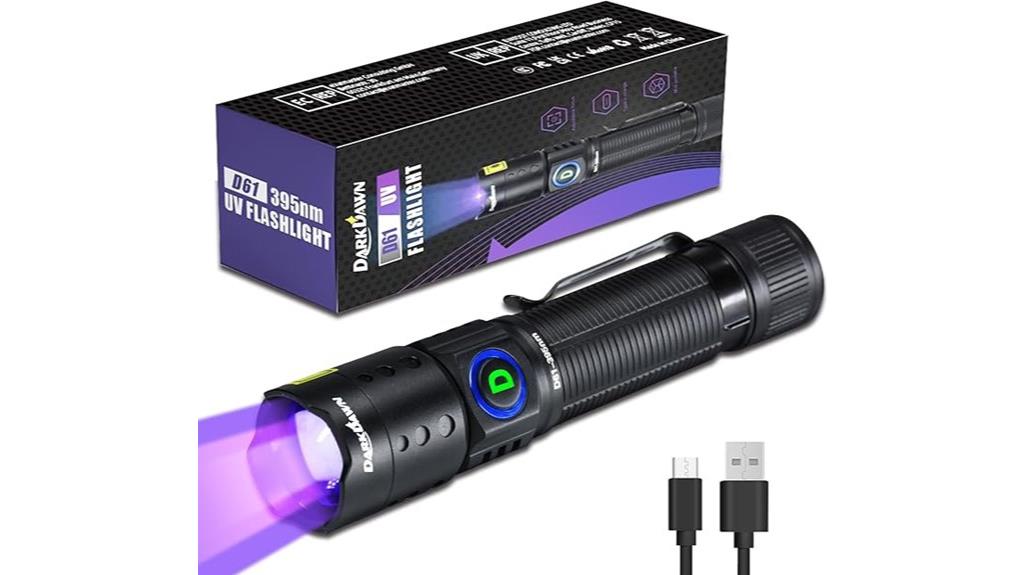 portable 395nm uv blacklight