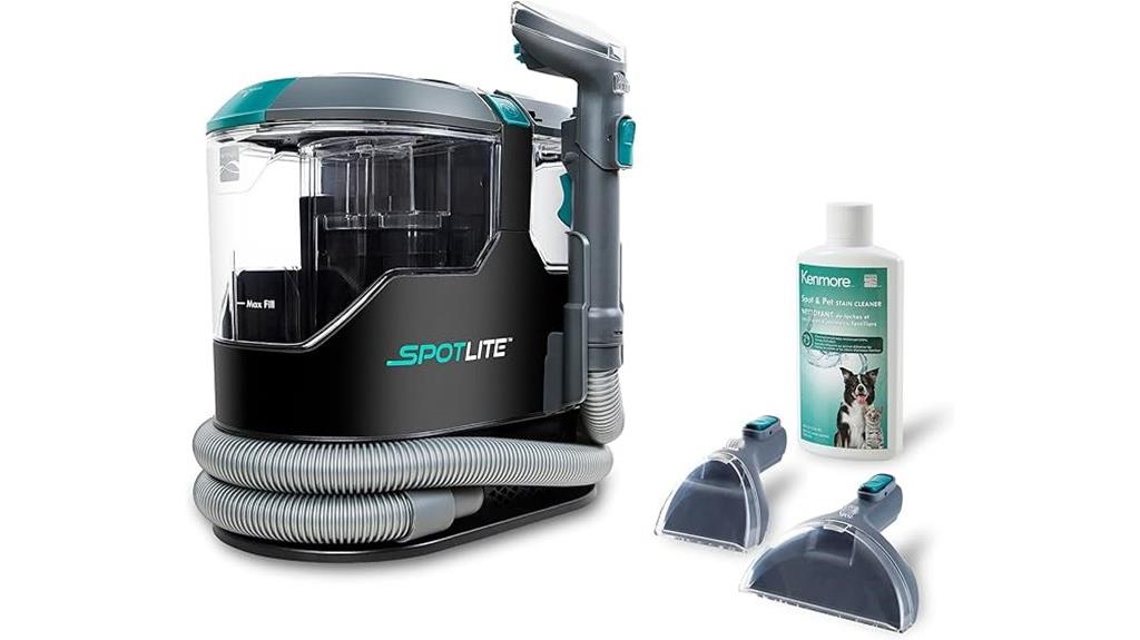 portable carpet and pet stain remover