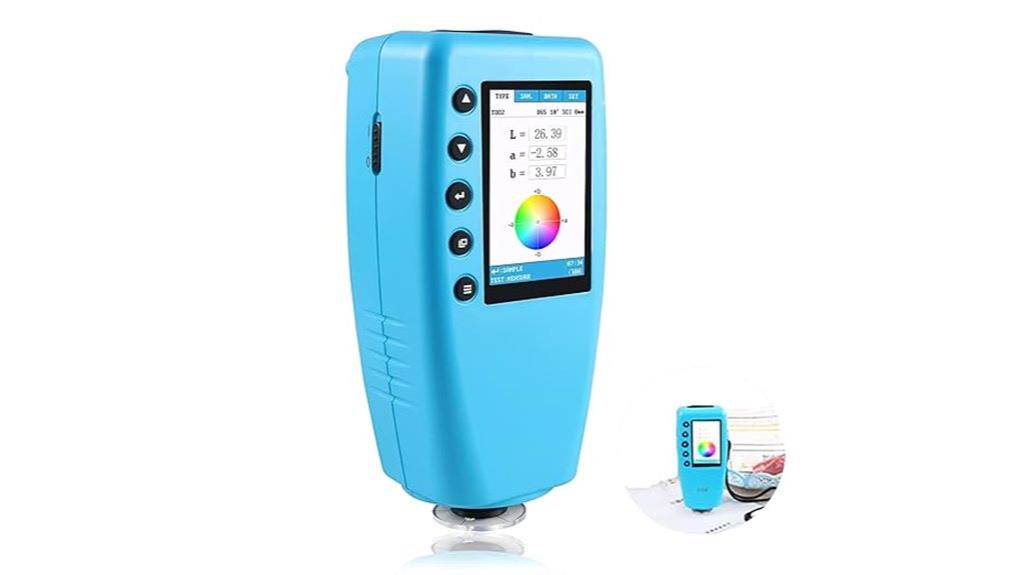 portable digital colorimeter device