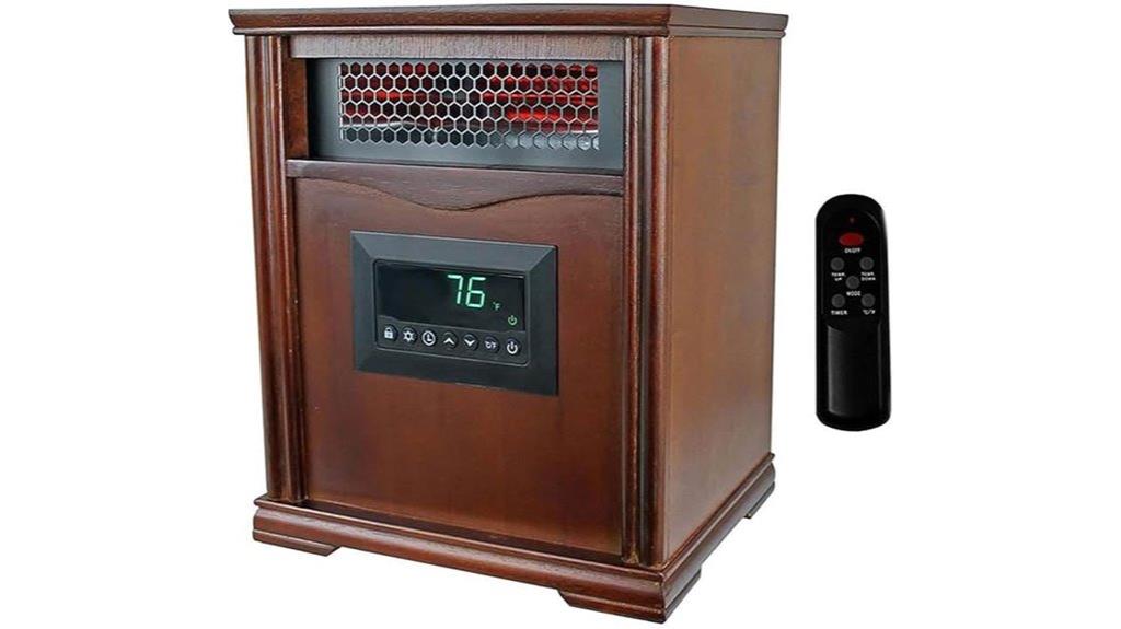 portable infrared quartz heater