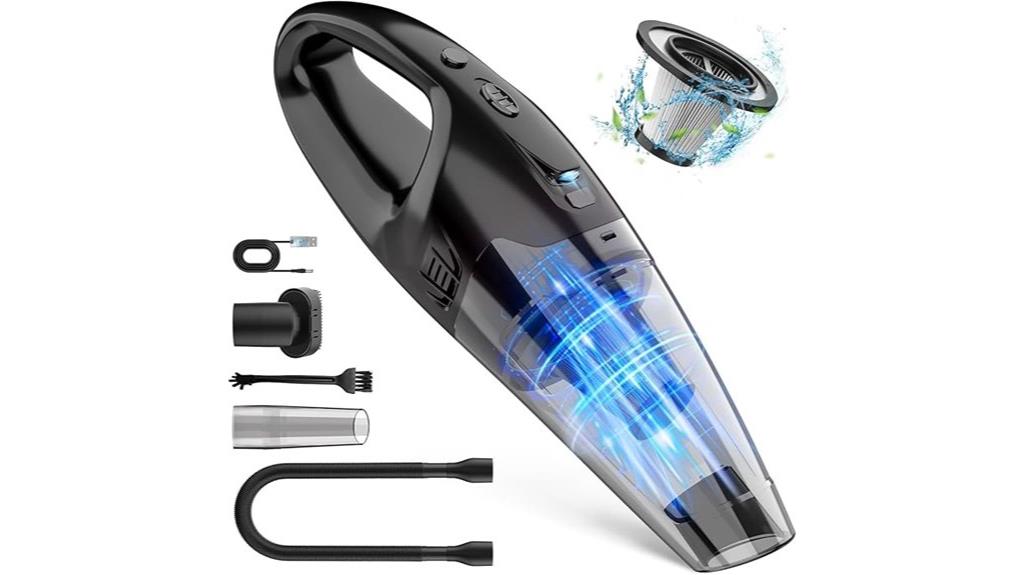 portable led vacuum