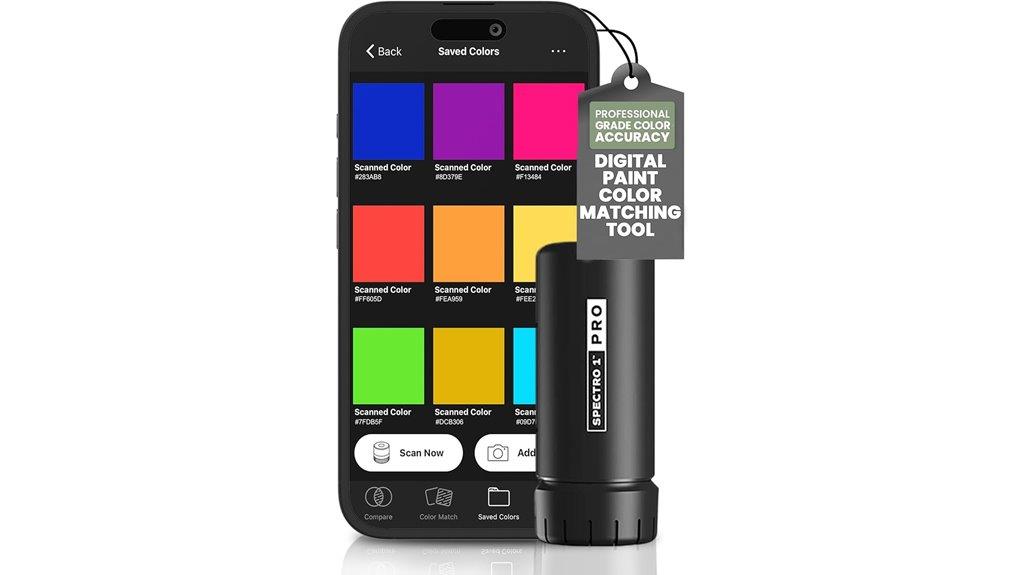 portable paint color matcher