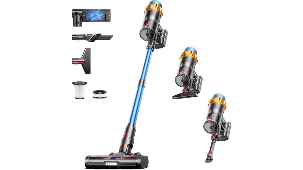 powerful cordless vacuum long battery