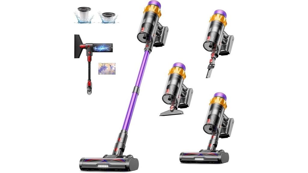 powerful cordless vacuum long runtime