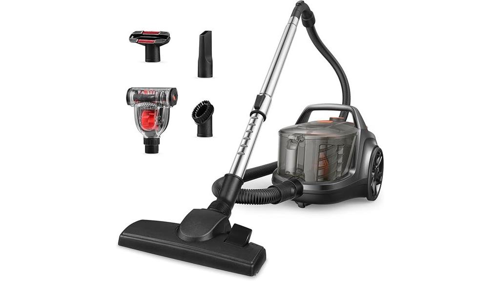 powerful hepa vacuum canister