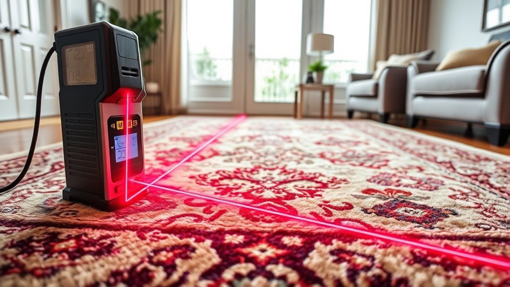 prepare space for accurate measurements