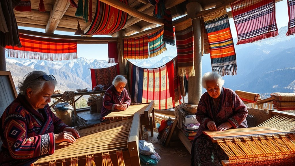 promoting traditional weaving techniques