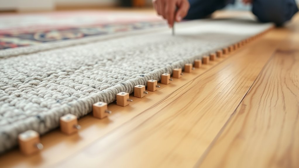 proper tack strip installation technique