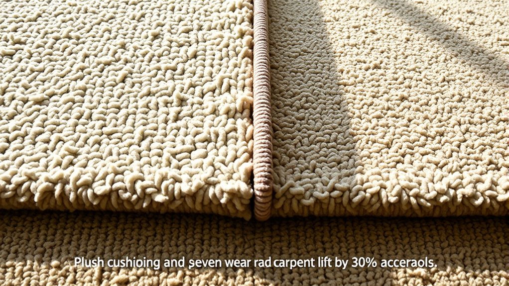 protective cushioning extends carpet life