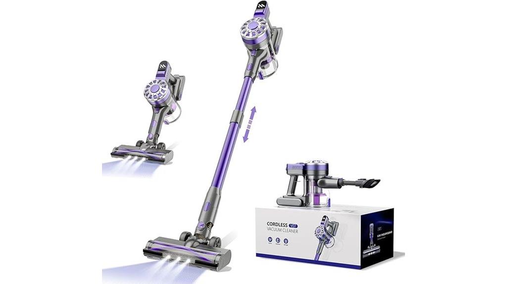 purple cordless home vacuum